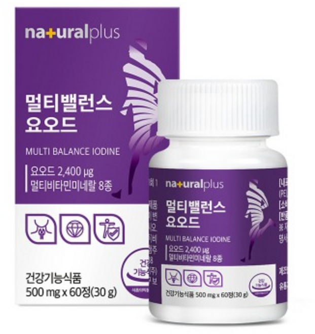 플러스 멀티밸런스요오드60정, 60정, 1개