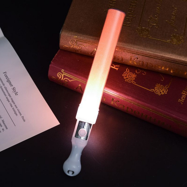 星星熒光棒 五角星閃光 演唱會應援氣氛 兒童演出發光道具, 短棒-橙色,10個, 1個