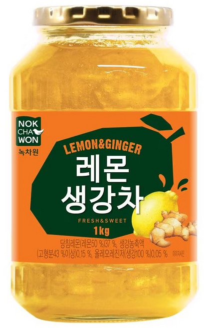 녹차원 레몬생강차, 1세트, 1개입, 1kg