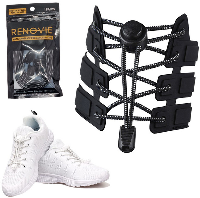 레노비 원터치락 매듭없는 신발끈 클립