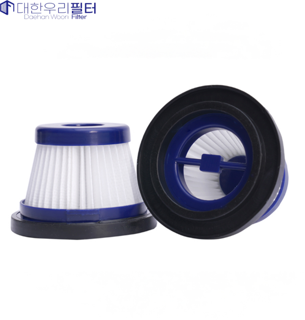 대한우리필터 인터비즈 2 in 1 차량용 핸디형 진공 청소기 헤파필터 호환 BVC-H10, 2개, 수량