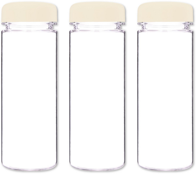 위드 국산 마이보틀 페트 물병, 3개, 500ml, 아이보리