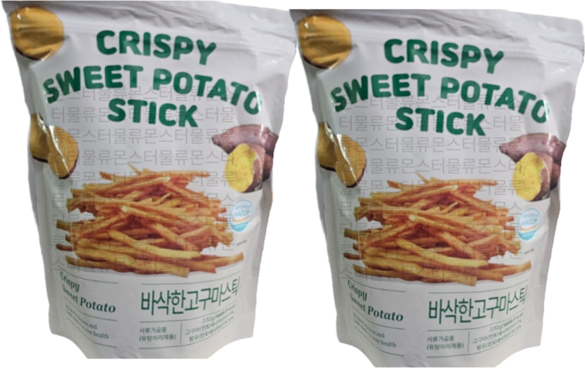 매홍 바삭한 고구마스틱, 2개, 330g