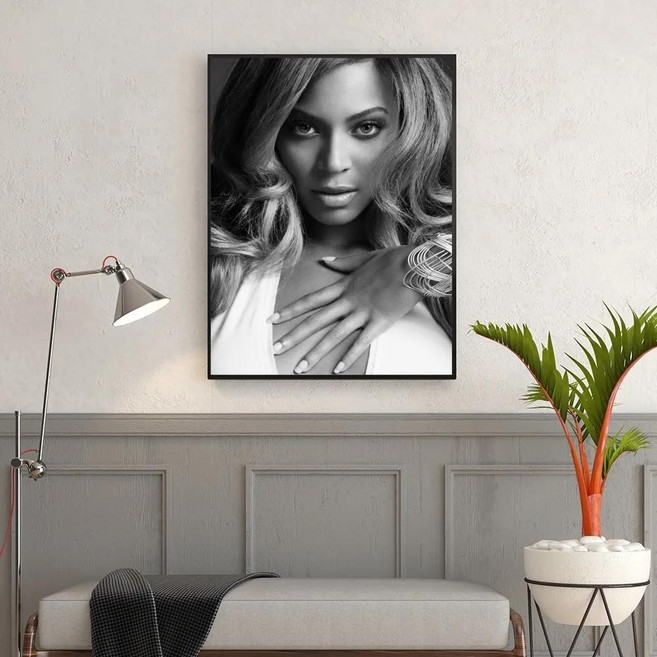 레트로 비욘세 포스터 자기 접착 아트 크래프트 종이 스티커 룸 카페 빈티지 장식 그림, [05] 42x30 No Frame, [03] z8