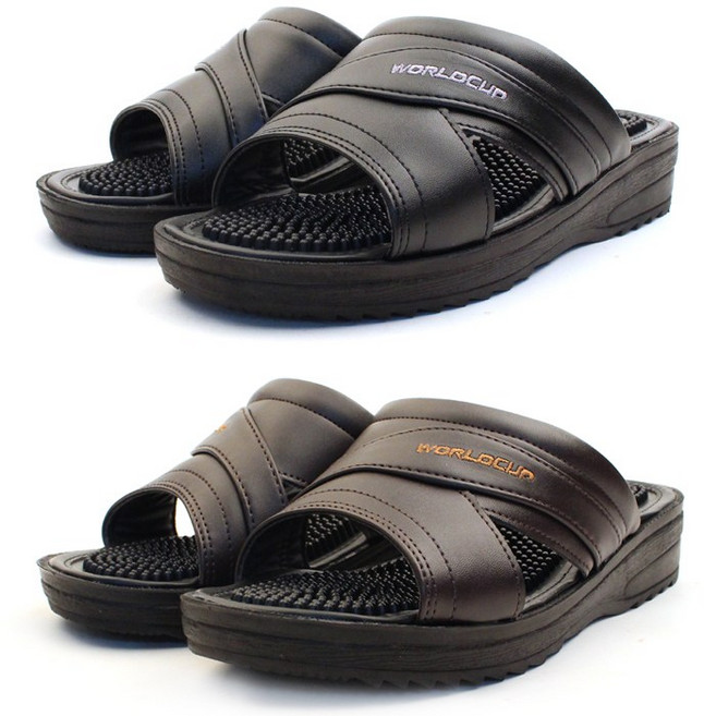 월드컵 국내생산 남자 사무실 지압 슬리퍼 에쿠스