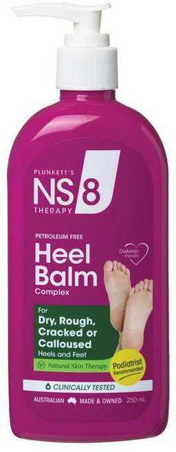 호주 플렁켓 Plunketts NS8 Heel Balm Complex NS8 테라피 힐밤 콤플렉스 풋크림, 250ml, 2개