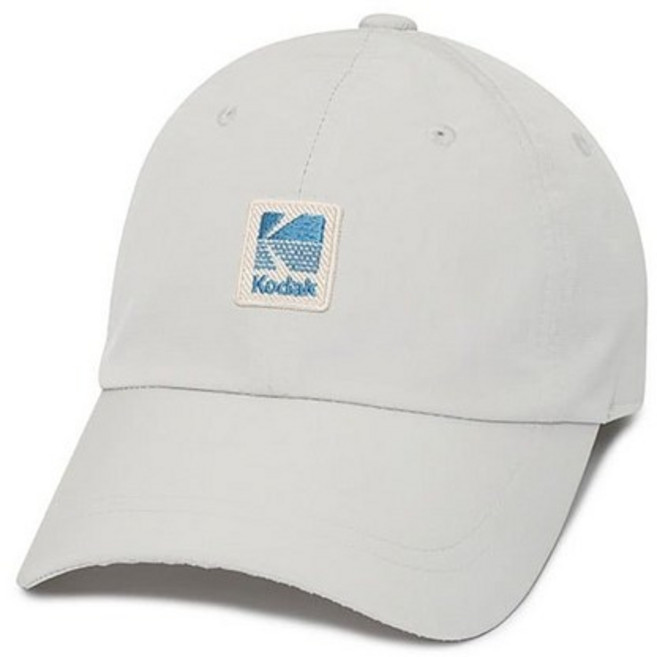 국내백화점 코닥 키즈 모자 공식블루로고 릴렉스핏 볼캡 IVORY 썬캡 (BK파우치증정)