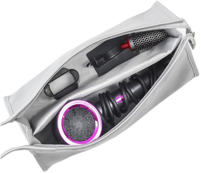 봉바겐 멀티파우치 에어랩 호환가능 여행용 드라이기파우치 정리케이스 방수파우치 여행용파우치, GS002690 드라이기파우치 블랙