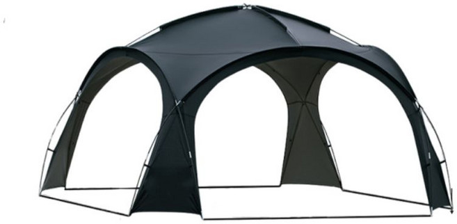 穹頂天幕 戶外遮陽帳篷, 夜黑色6-8人適用