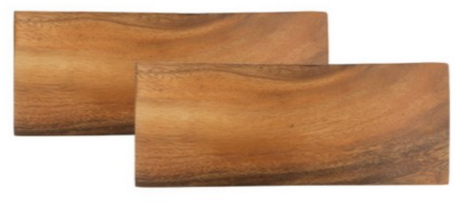 니코트 우드 플레이트 square M 2p 세트, 1세트