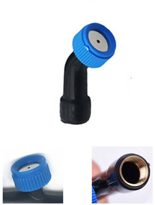 원예 과수 방역 농약 다용도 스프레이 노즐, 내부구리형1구 블랙, 1개
