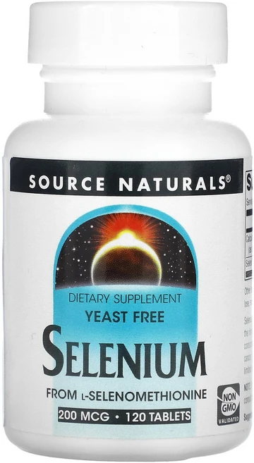 Source Naturals 소스내추럴스 셀레늄 120 태블릿 미네랄 영양제, 1개, 120정 - 쿠팡