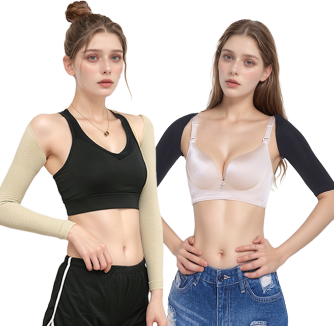 [퓨러나이브 루미라이너] 팔뚝 압박 보정 웨어 (어깨 운동 스포츠 팔 지방흡입 상체 커버 5부 9부 반팔 긴팔 슬리브)