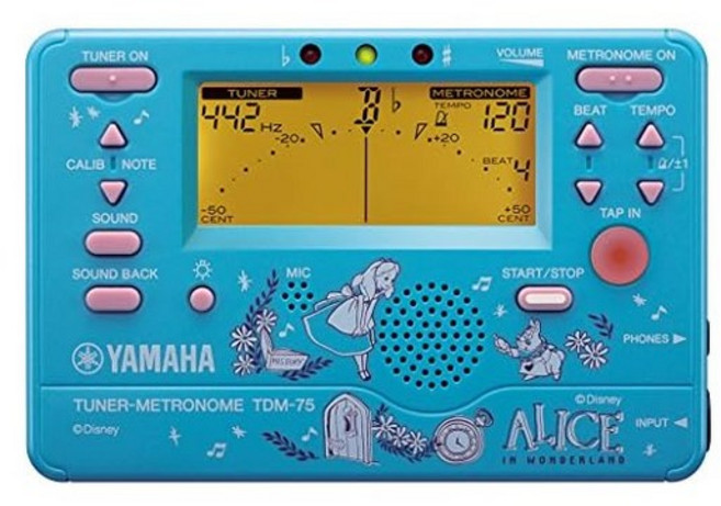 야마하 튜너 메트로놈 TDM-75DAL 앨리스, 단일옵션, 1개