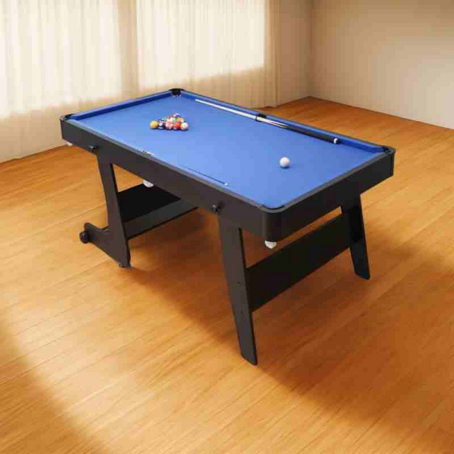 플레이하임 탁구가능 미니당구대 당구 큐대 당구대 당구용품 당구다이 미니포켓볼, 당구대 파란 당구다이천(스탠딩 접이식), 1개