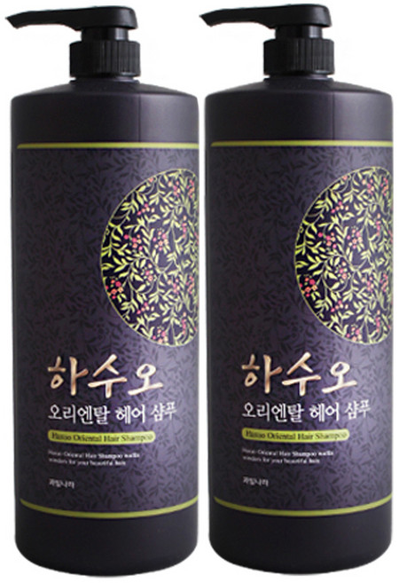 과일나라 하수오 오리엔탈 헤어 샴푸, 1.5L, 2개
