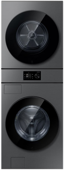 Bespoke AI 원바디 24/22kg (71.1mm LCD+다이얼), 다크스틸, WH80H2422GBHS