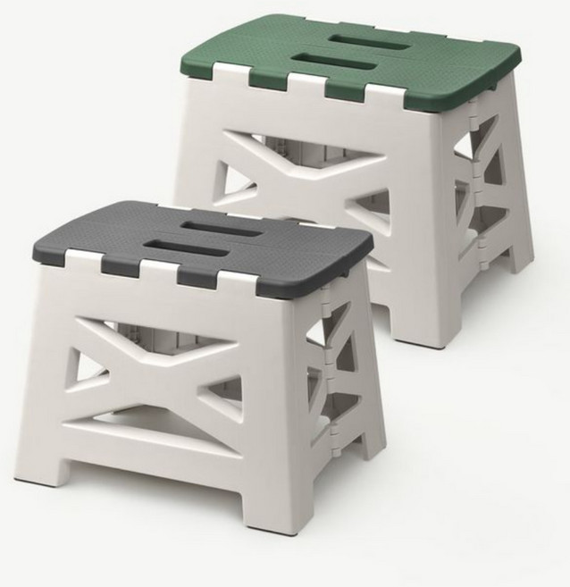 미끄럼방지 접이식 키높이발판 어른용, 차콜 대