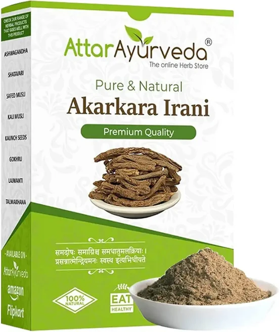 ATTAR AYURVEDA ATTAR AYURVEDA Akarkara Powder Anacyclus Pyrethrum 25 g