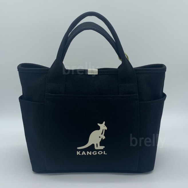 국내백화점판 캉골 시즌신상 뉴 캔버스 에코백 토트백 피크닉 가방 (블랙)