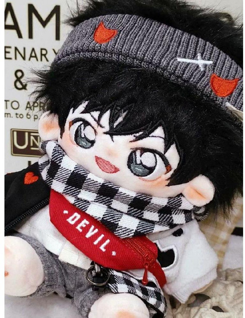 명탐정 코난 애니메이션 굿즈 20cm 아이돌 란 솜깅이 귀여운 속성 솜인형 인형 솜인형옷