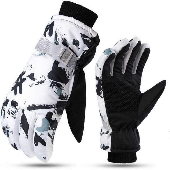 스노우 보드 장갑 스키 방한 커플 장갑, 여성용, 1개