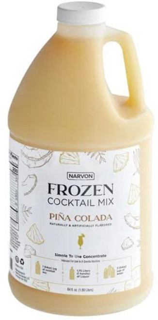 나본 피나콜라다 프로즌 칵테일 믹스 콘센트레이트, 1개, 1.89L