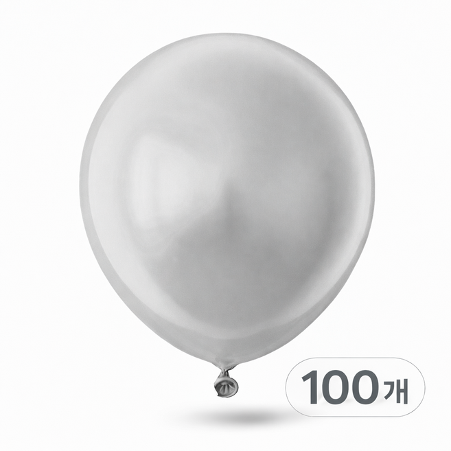 브로키 펄풍선 12인치 100p 풍선 파티용품 이벤트 소품 30cm, 100개, 14_12인치_실버