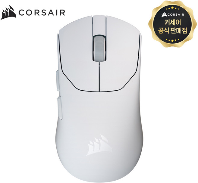 [CORSAIR 공식인증점] 커세어 SABRE V2 PRO 초경량 무선 게이밍 마우스, 화이트, 세이버 V2