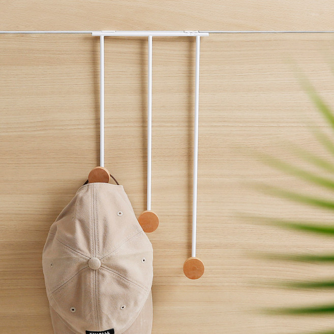 아트박스/홈앤하우스 너도밤나무 우드볼 도어훅, 본품, 1개