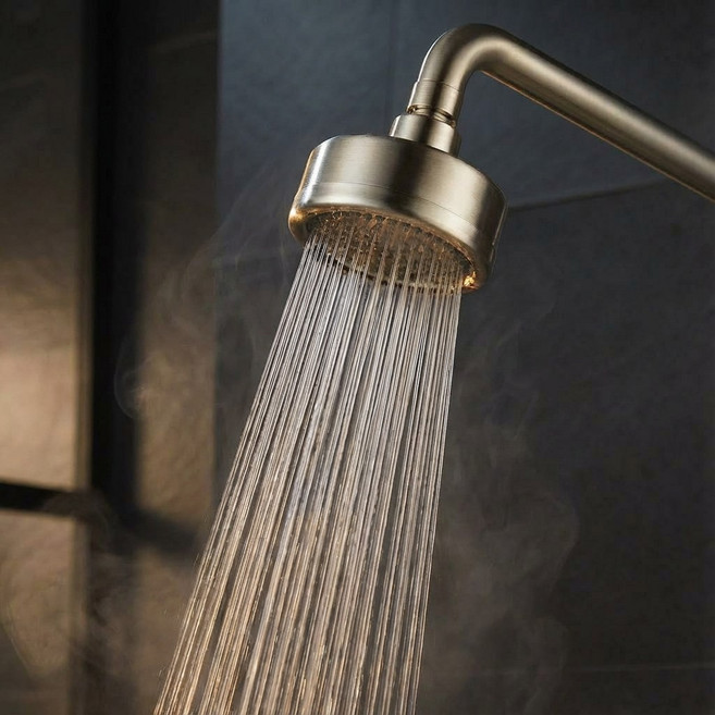 소로이 수압상승 해바라기 샤워기 헤드 절수형 SUS304 풀스테인리스 (SHD-045), 1개