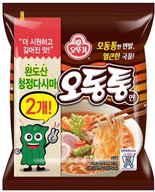 오뚜기 오동통면 120g, 28개