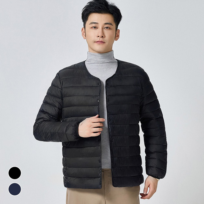 메이리앤 남성 경량패딩 100% 프리미엄 웰론 충전재 생활방수 이너 패딩