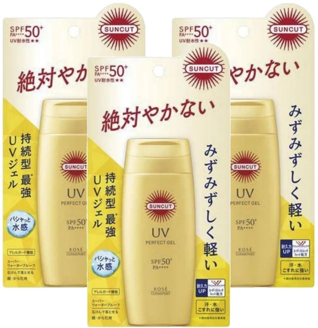 KOSE 선컷 퍼펙트 젤, 80g, 3개 - 쿠팡