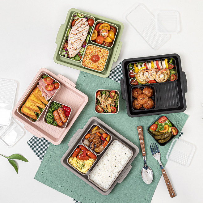 꾸밈 디저트 1인식기세트 간식접시세트, 애쉬그레이, 1세트