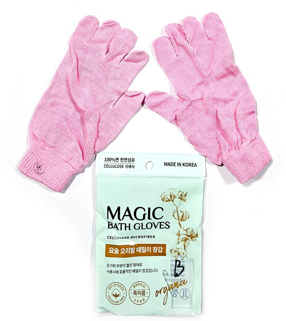 때르메스 요술 손모아 때장갑 비품, 핑크, 2개입, 1개