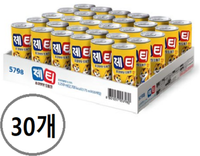 제티 초코렛맛 캔음료, 15개, 175ml