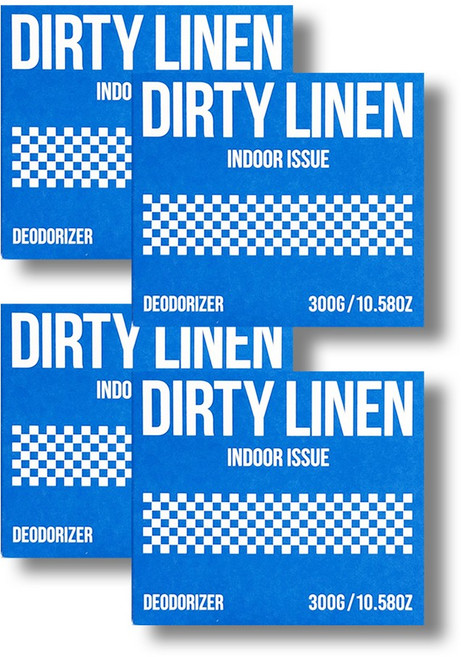 더티린넨 인도어이슈 실내 탈취제, 4개, 300g