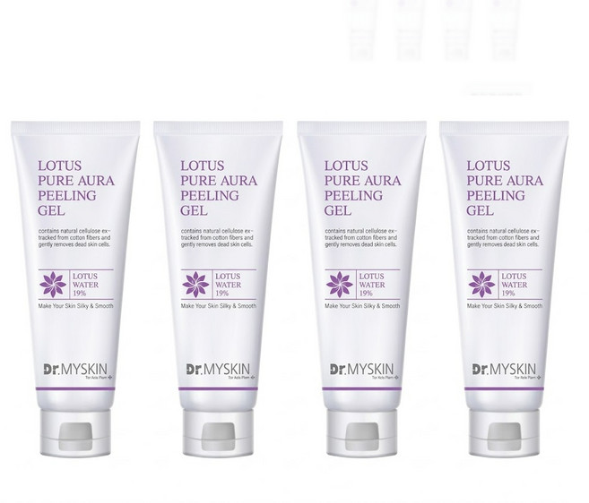 닥터마이스킨 로터스 퓨어 아우라 필링 젤, 110ml, 4개