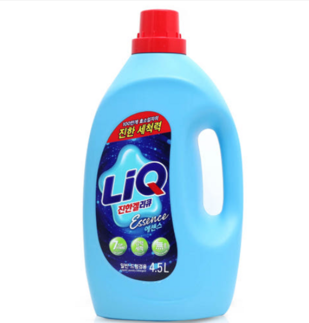 리큐 진한겔 에센스 세탁세제 본품, 4.5L, 5개
