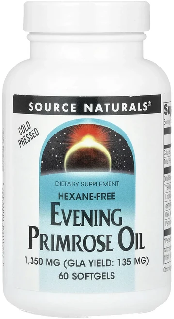 프리미엄상품 Source Naturals 달맞이꽃 오일 1350mg 소프트젤 60정 부모님챙기세요, SourceNaturals달맞이꽃오일1350mg소프트젤, 1개 - 쿠팡