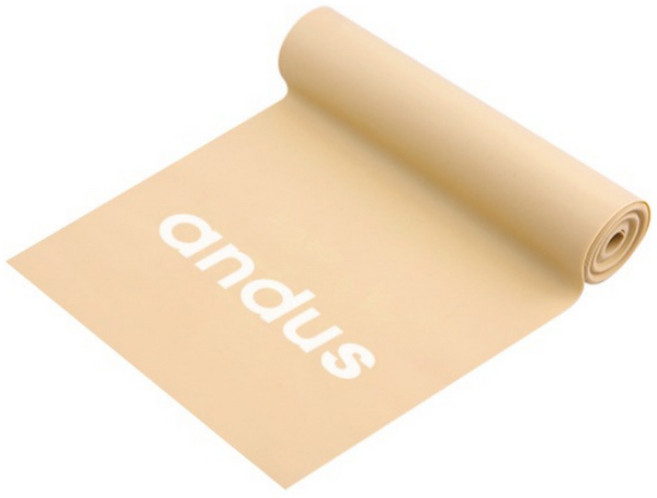 앤드어스 라텍스 스트레칭 밴드 3단계, 크림, 1개