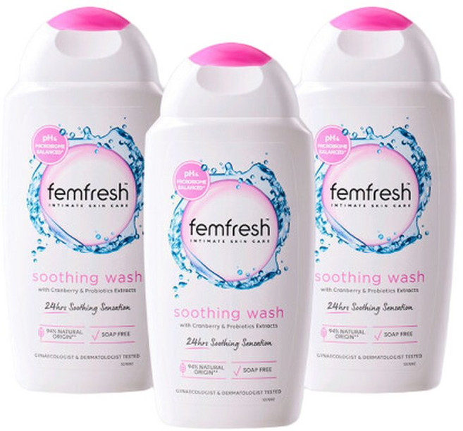 펨프레쉬 얼티메이트 케어 수딩 워시 여성청결제 250ml 3개