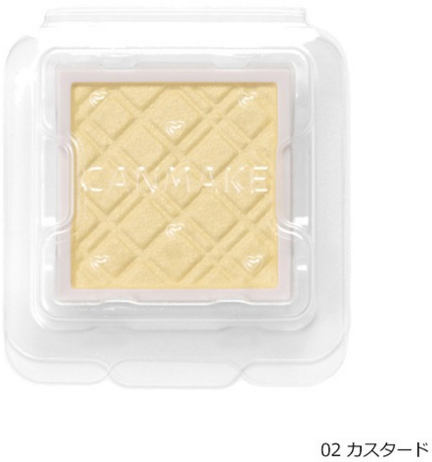 CANMAKE 玩色腮紅盤, 1個, PT02 奶油黃