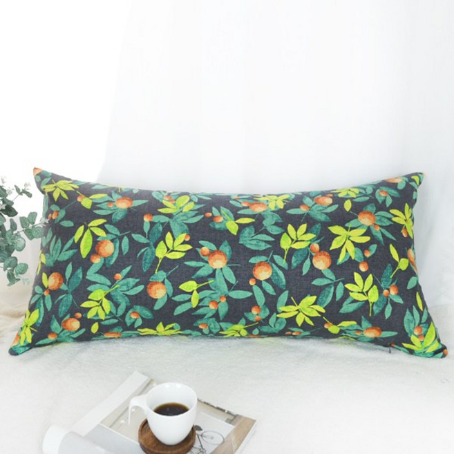 핑키하우스 순면 등쿠션 대쿠션 대형쿠션 침대헤드쿠션, 13.제시(커버만), 그린