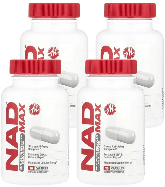 메타볼릭 뉴트리션 NAD 맥스 안티에이징 셀룰러 리쥬베네이터 Metabolic Nutrition NAD MAX™ Anti-Aging Cellular Rejuvenator 30정, 4개 - 쿠팡