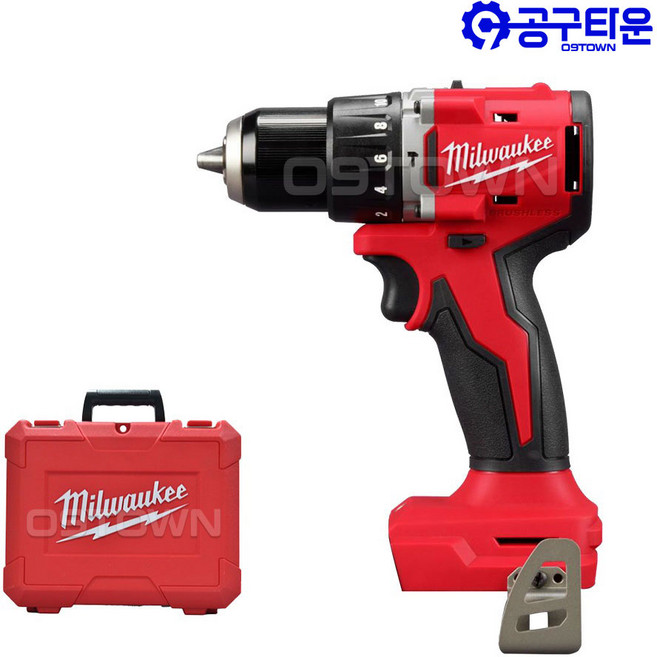밀워키 M18 BLPDRC-0C0 충전 컴팩트 함마드라이버드릴II 18V 본체 사양 BL, 1개