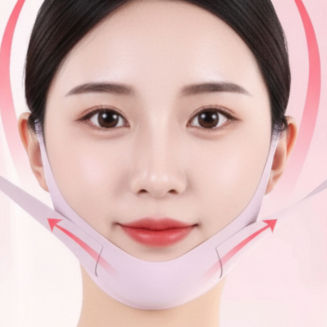 심부볼리프팅 페이스마스크교정기 안면비대칭교정 얼굴형관리 팔자주름없애는운동 팔자주름없애기, 1개, 분홍