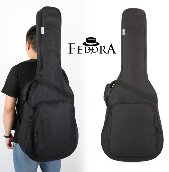 페도라 통기타 케이스 어쿠스틱 가방 긱백 FBA100-BK, 1개