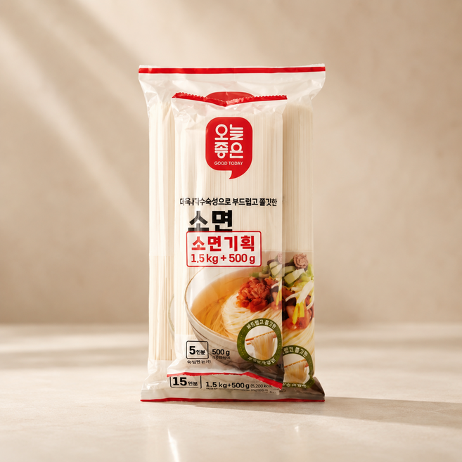 오늘좋은 소면 기획 (1.5KG+500G), 10개, 2kg